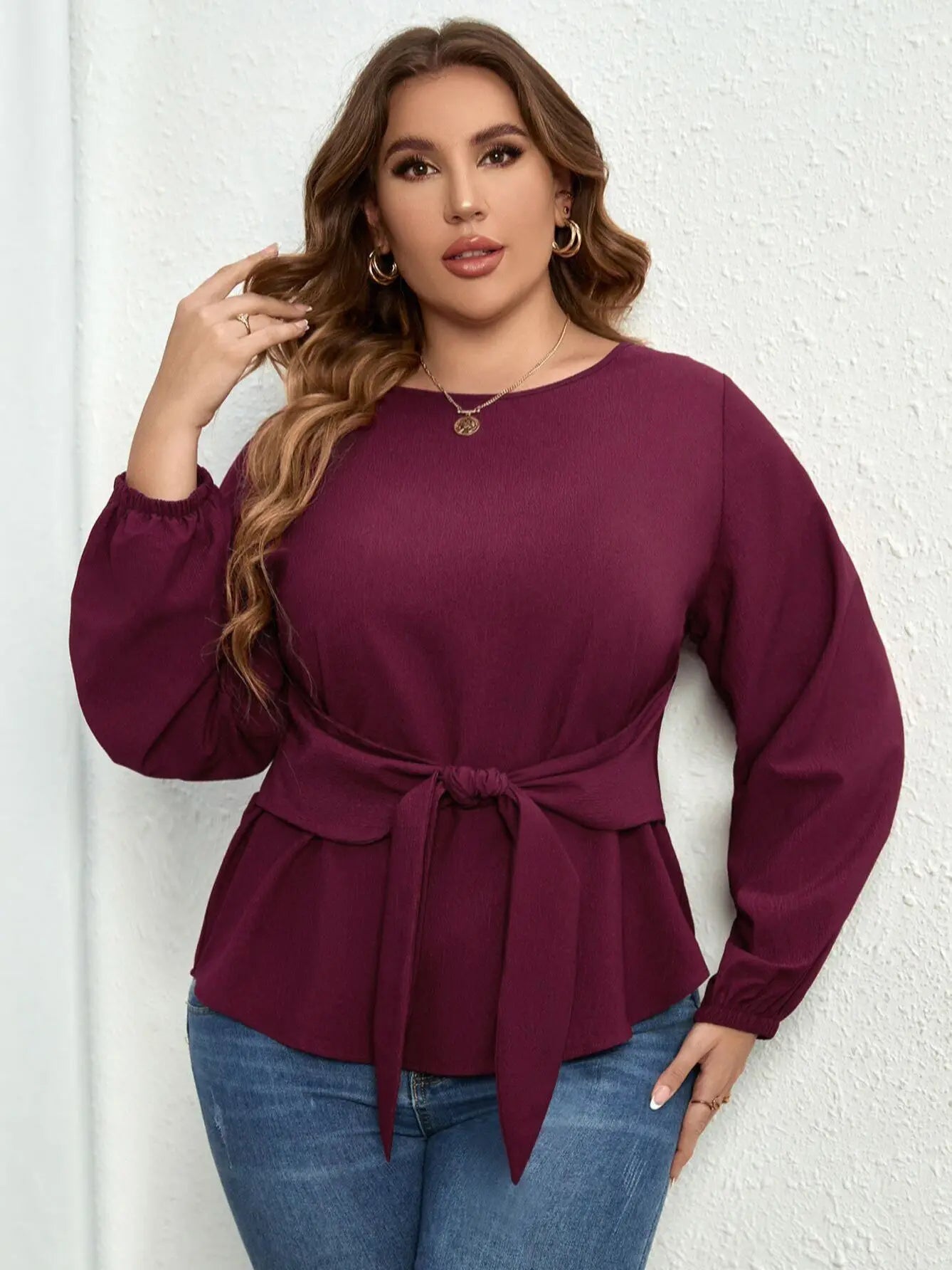 BLUZĂ ELEGANTĂ PLUS SIZE