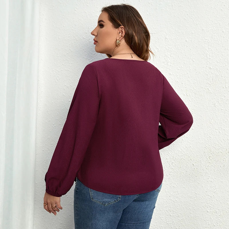 BLUZĂ ELEGANTĂ PLUS SIZE